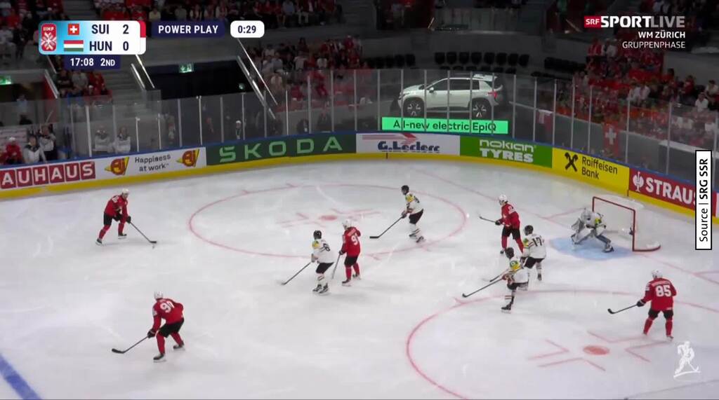 Hattrick perfekt! Josi trifft gegen Ungarn zum dritten Mal