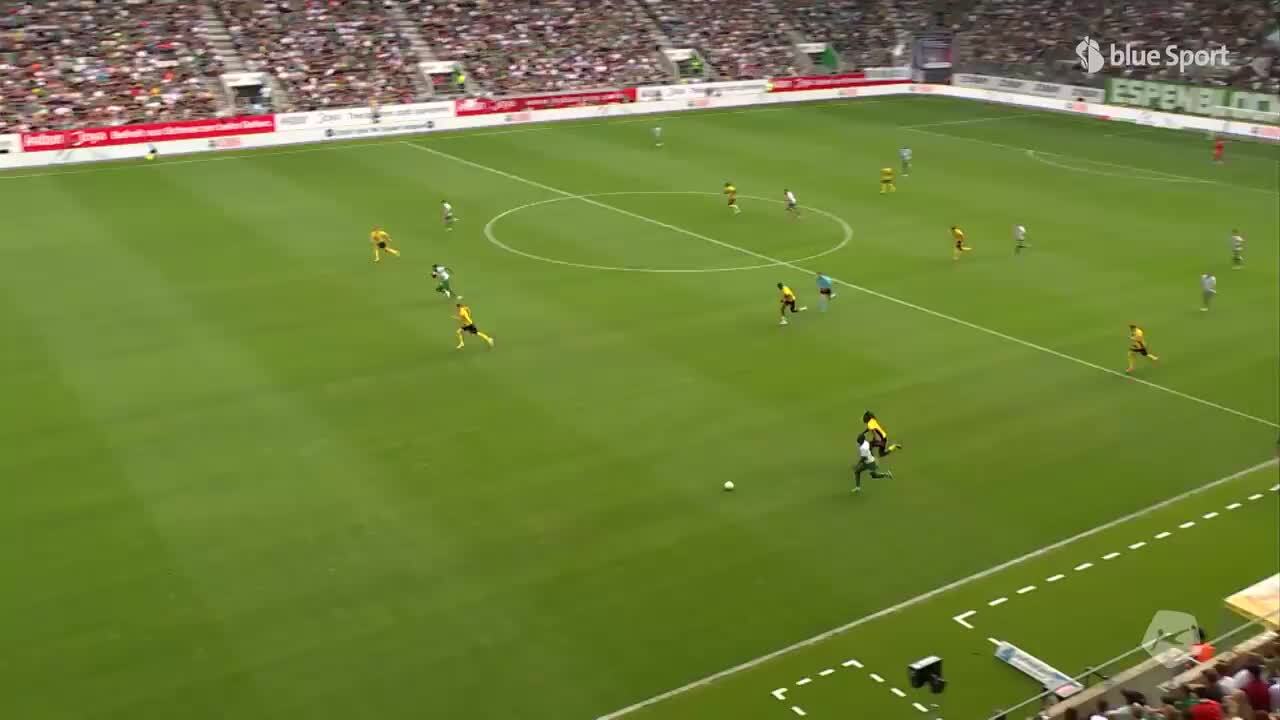 18. Minute: Tor St. Gallen 2:0 durch Geubbels