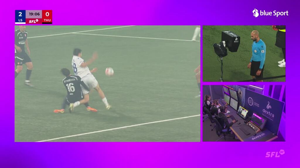 Der VAR greift ein – Marijan Drmic nimmt Thuner Penalty zurück