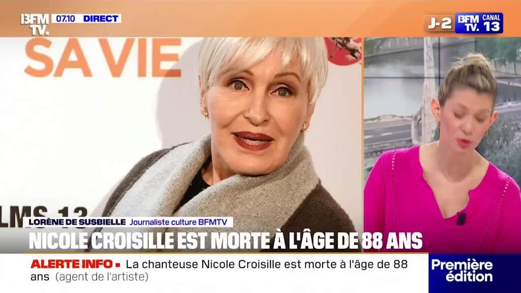 La chanteuse Nicole Croisille est morte à 88 ans