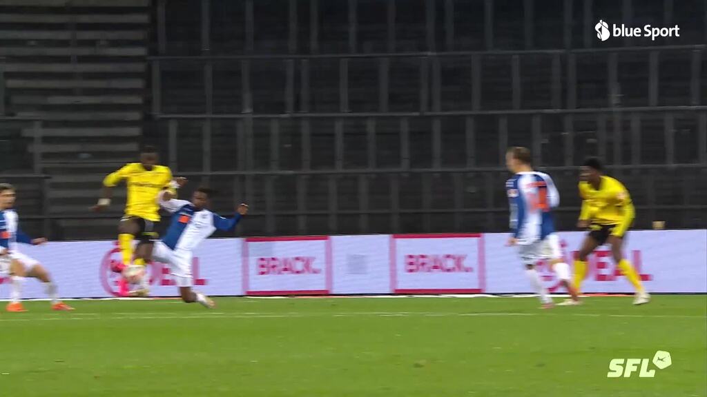 89. Minute: Bedia verwandelt Penalty eiskalt – YB markiert den Ausgleich