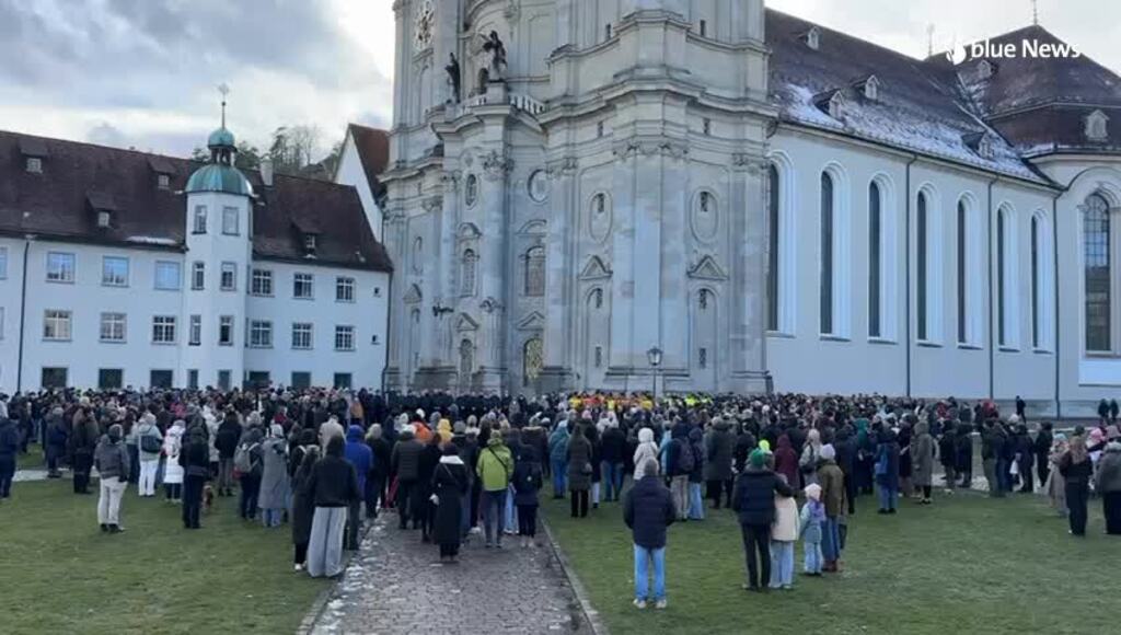 Nationaler Trauertag: Grosse Anteilnahme in St. Gallen