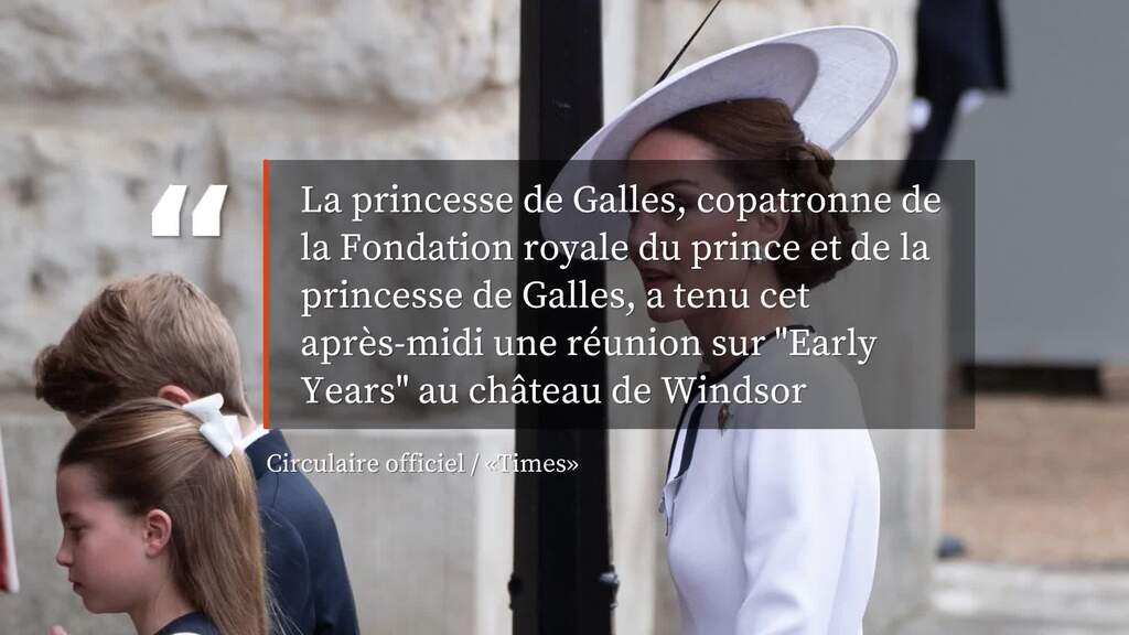 Le discret retour de Kate Middleton au travail 