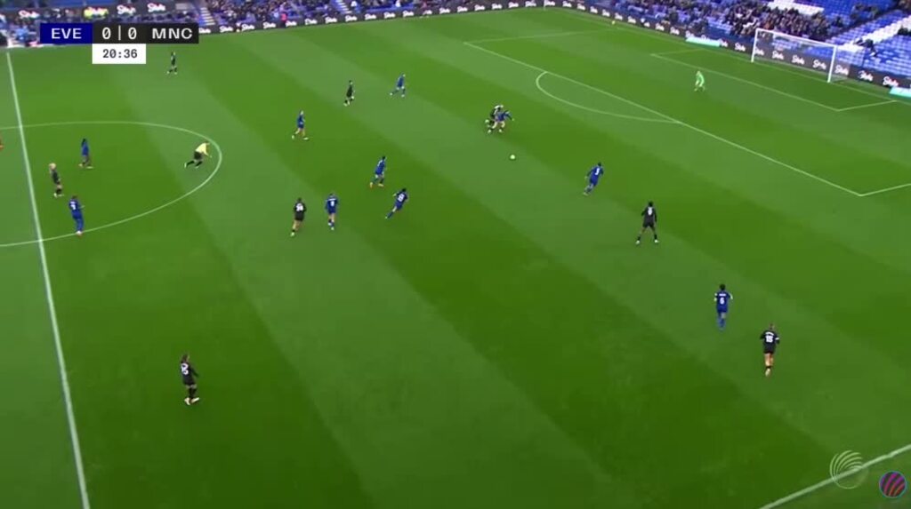 Iman Beney bereitet ManCity-Führung mit Top-Zuspiel vor