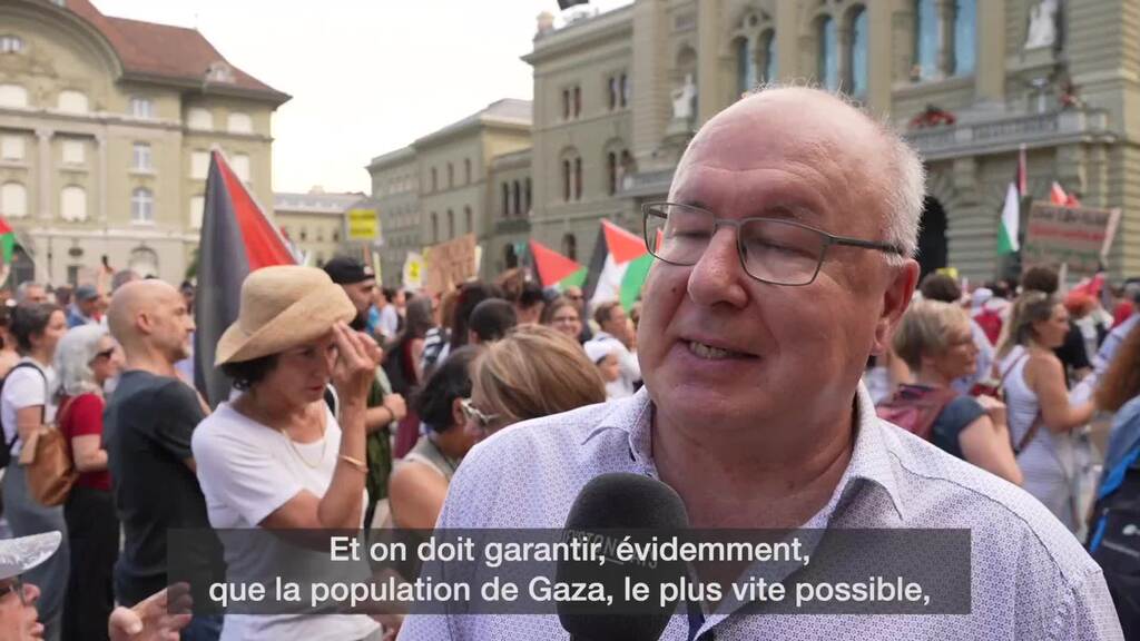 Berne – des milliers de manifestants en solidarité avec Gaza
