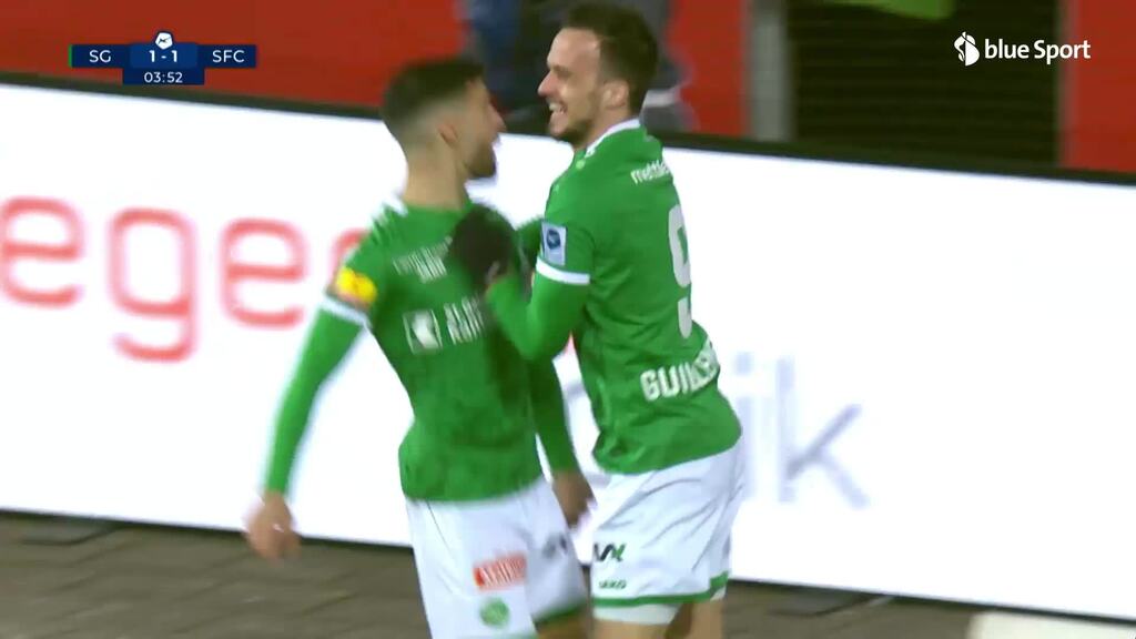 4. Minute: Ruiz mit dem postwendenden Ausgleich