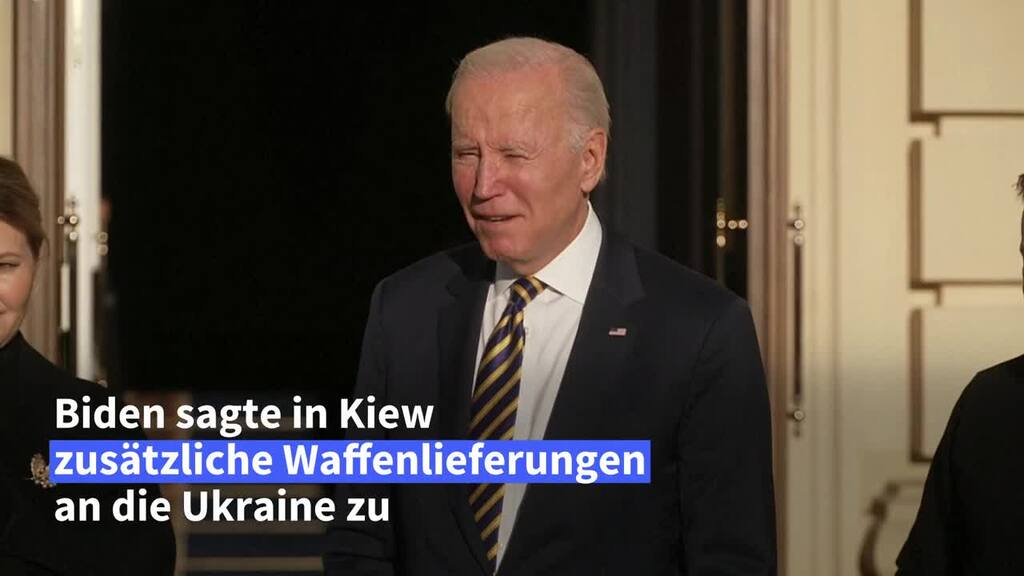 US-Präsident Biden zu Überraschungsbesuch in Kiew