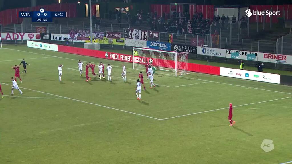 30. Minute: Winterthur vergibt Doppel-Chance