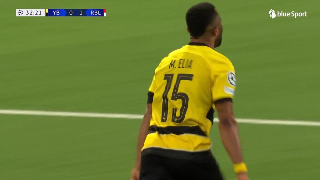 33. Minute: Elia trifft mit der Spitze! YB gleicht die Partie aus