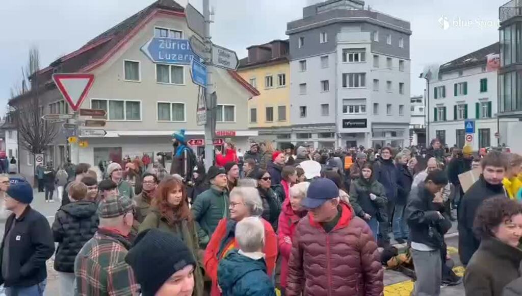 Proteste in Einsiedeln