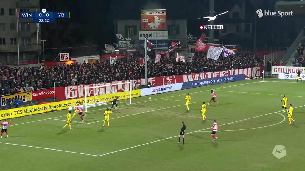 23. Minute: Durrer verpasst knapp – Winterthur schnuppert am Führungstor