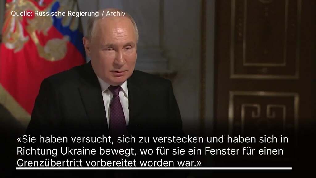 Putin spricht von ukrainischer Spur bei Anschlag nahe Moskau