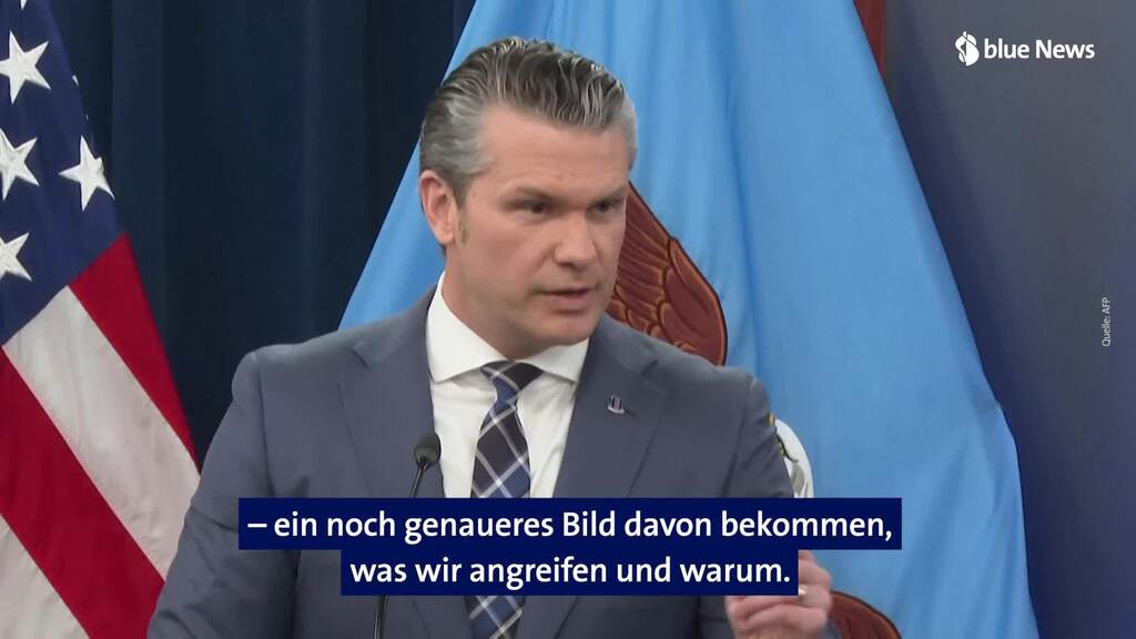 Krieg gegen den Iran: Pete Hegseth sieht USA «klar im Plan»