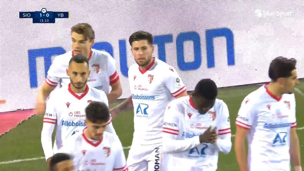 14. Minute: Diouf bringt Sion in Führung