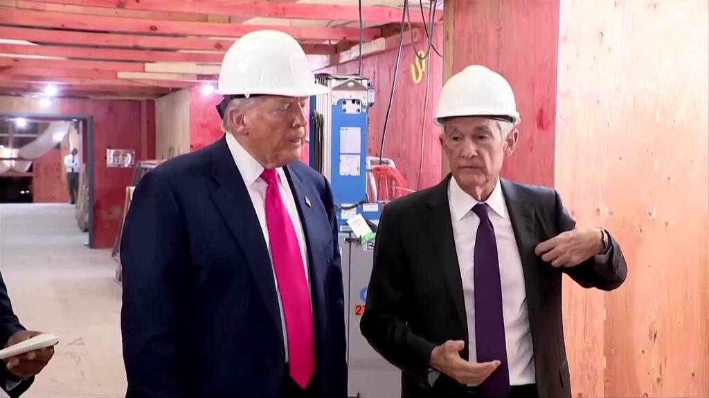 Streit zwischen Trump und Powell über Baukosten bei Notenbank-Besuch