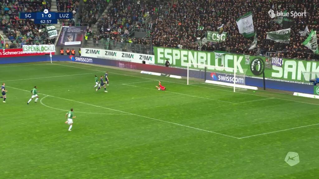62. Minute: Akolo verpasst das 2:0