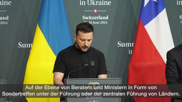 Ukraine-Konferenz: 83 Teilnehmer unterstützen Abschlusserklärung