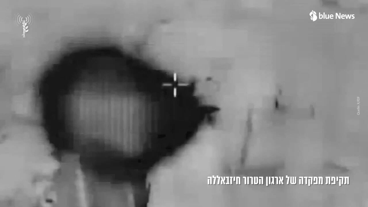 Un nuovo video dell'Idf mostra l'attacco a un quartier generale di Hezbollah in Libano