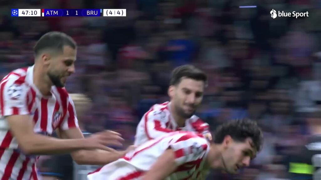 48. Minute: Cardoso bringt Atlético wieder in Führung