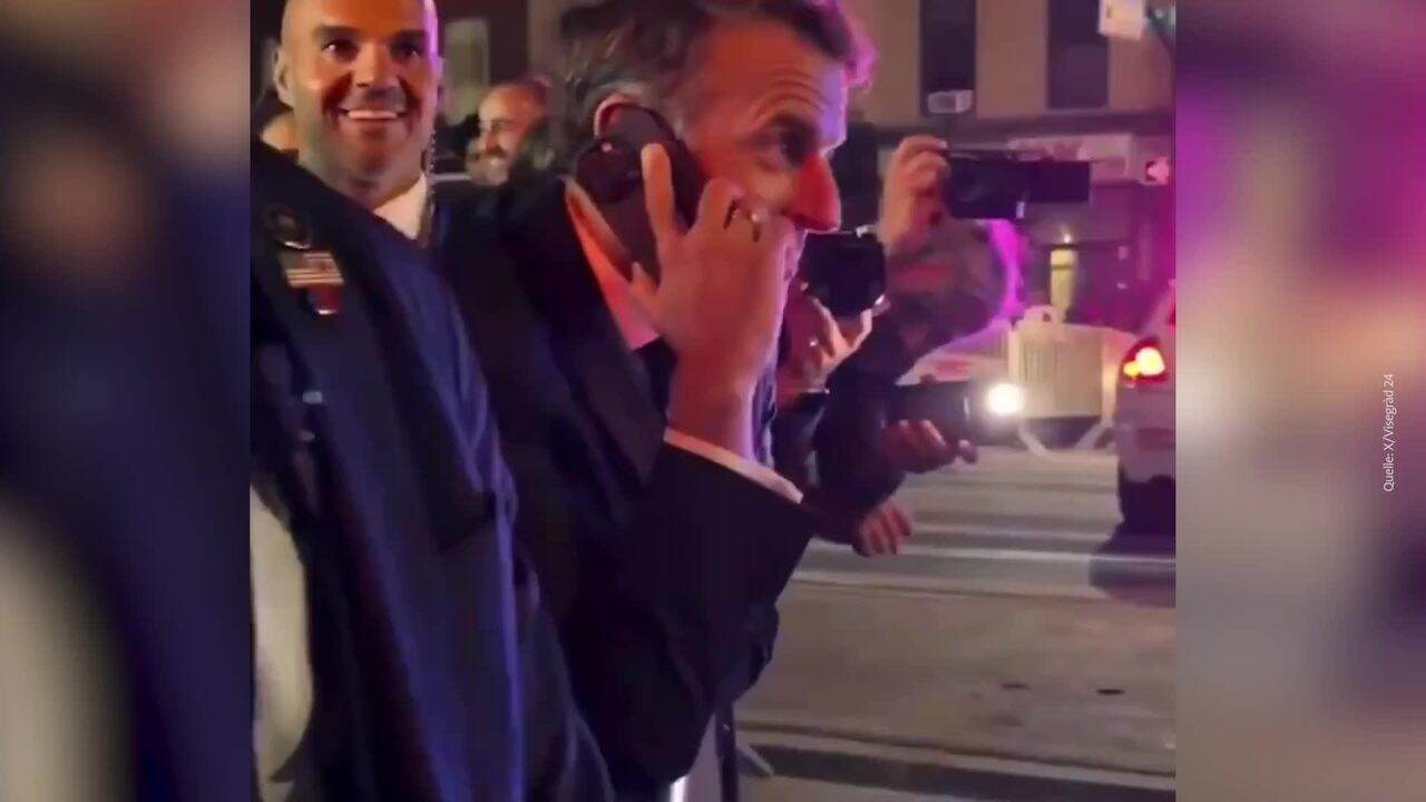 Macron muss wegen Trump laufen – dann ruft er ihn kurzerhand an