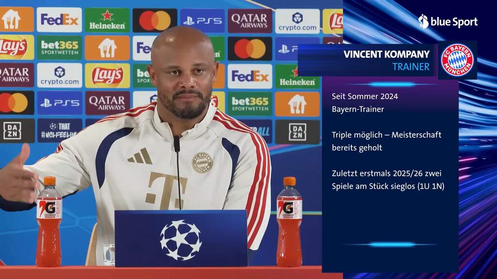 Bayern-Trainer Kompany: «Wir wollen einfach nur das Spiel gewinnen»