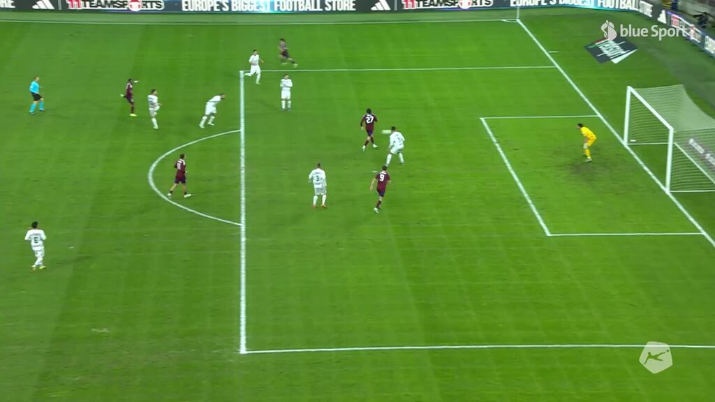 9. Minute: Kutesa bringt Servette früh in Führung