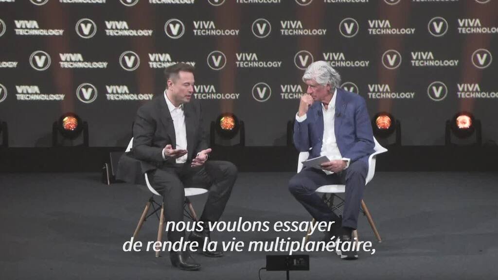 Musk à Vivatech: «L'objectif de SpaceX est d'étendre la vie au-delà de la Terre»
