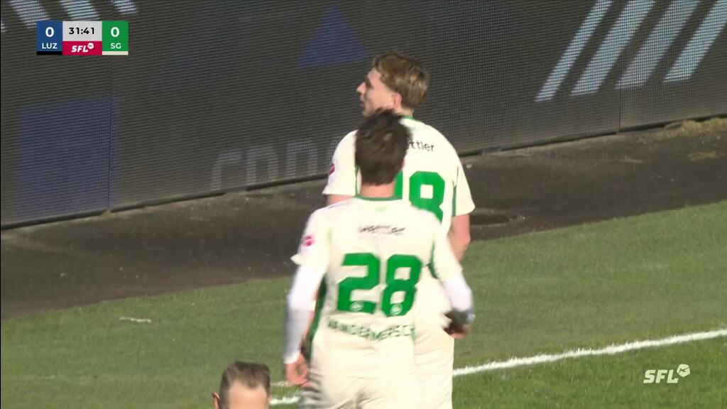 Vogt hämmert St.Gallen in Führung