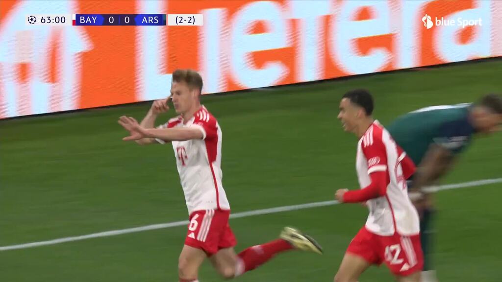 63. Minute: Guerreiro mit Übersicht – Kimmich mit Köpfchen