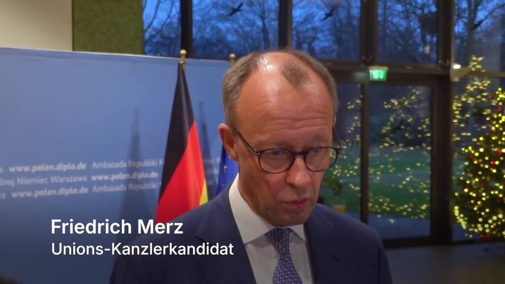 Warschau: Merz ruft Scholz zu Einsatz für Ukraine-Kontaktgruppe auf