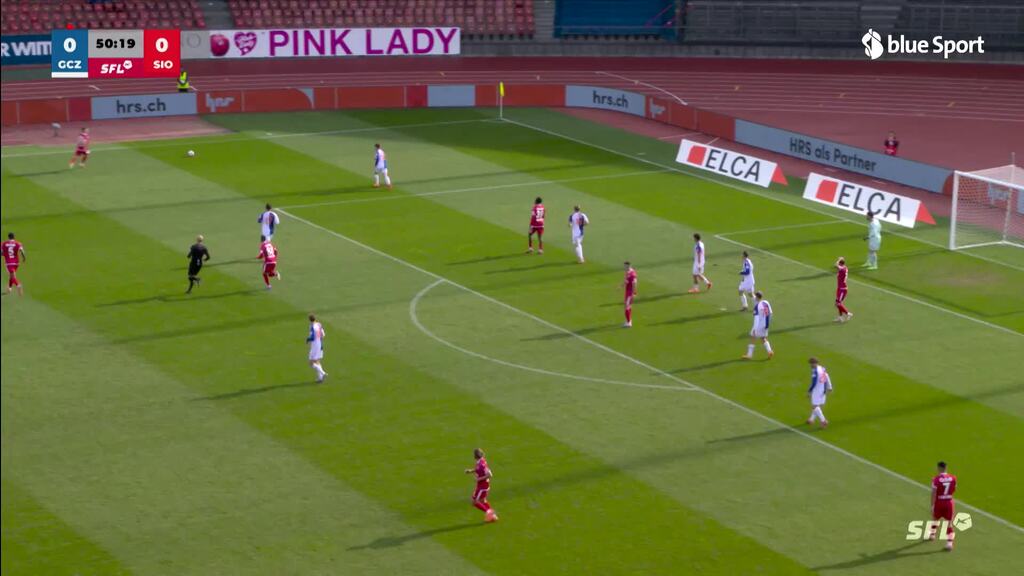 51. Minute: Nivokazi trifft nur den Pfosten