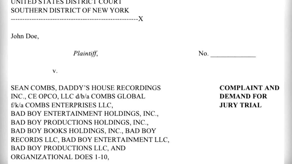 Neue Anklagepunkte gegen Sean «P. Diddy» Combs