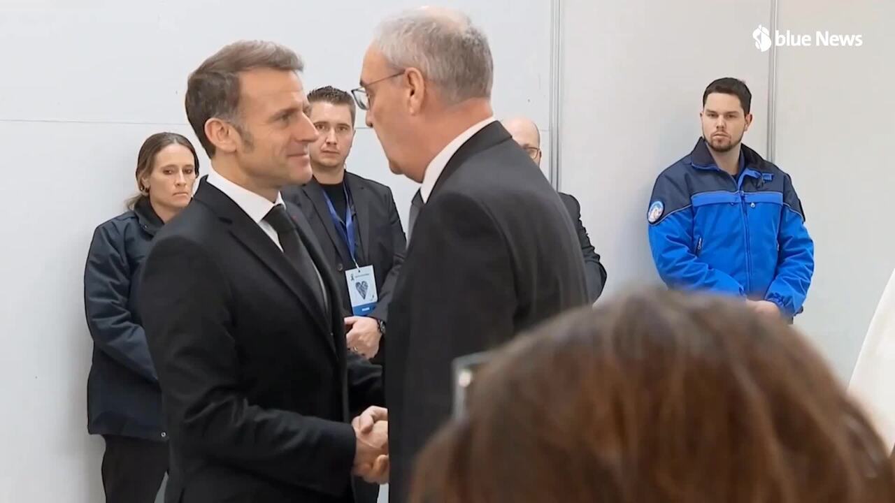 Macron è arrivato a Martigny