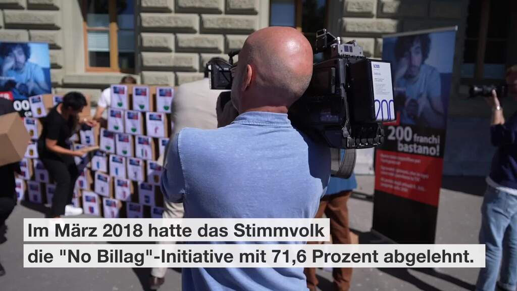Komitee hat Initiative zur Halbierung der SRG-Gebühren eingereicht