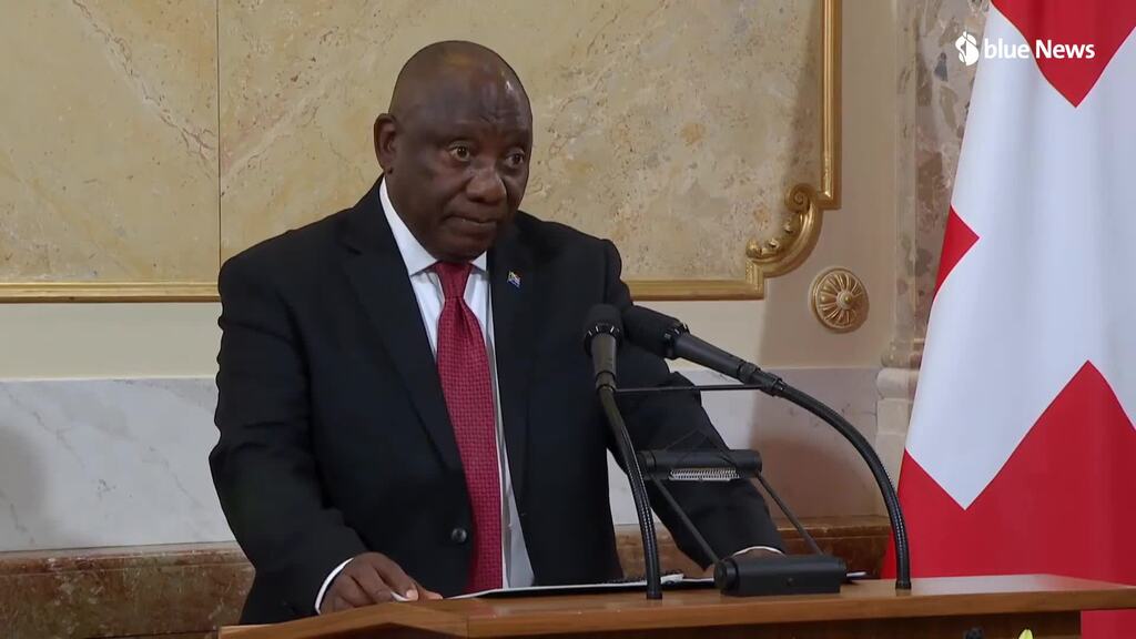 Südafrika-Präsident zu Keller-Sutter: «Bin glücklich, von Ihnen verzaubert worden zu sein»