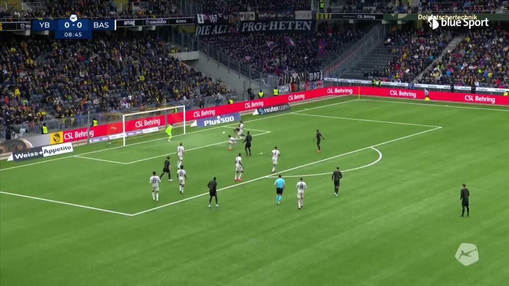 9.Min: Fassnacht mit guter Chance
