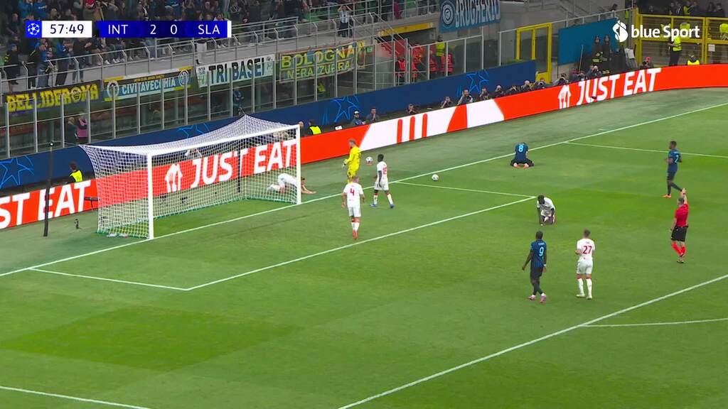 58. Minute: Sucic verpasst das 3:0 für Inter 