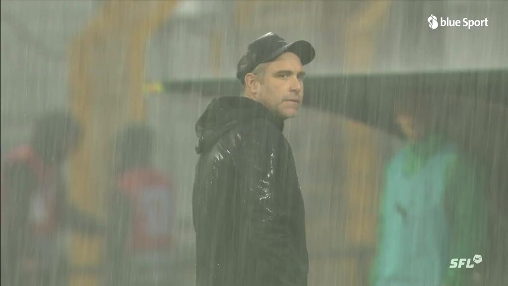 Starker Regen in Lugano – Partie im Cornaredo abgebrochen