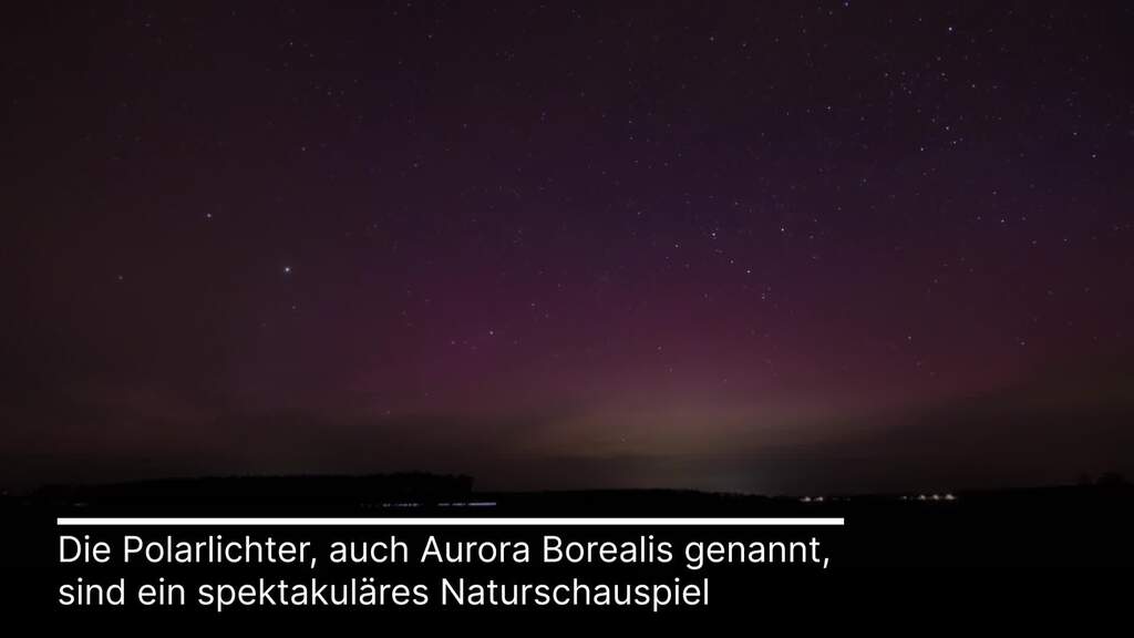Atemberaubende Polarlichter über Sachsen-Anhalt