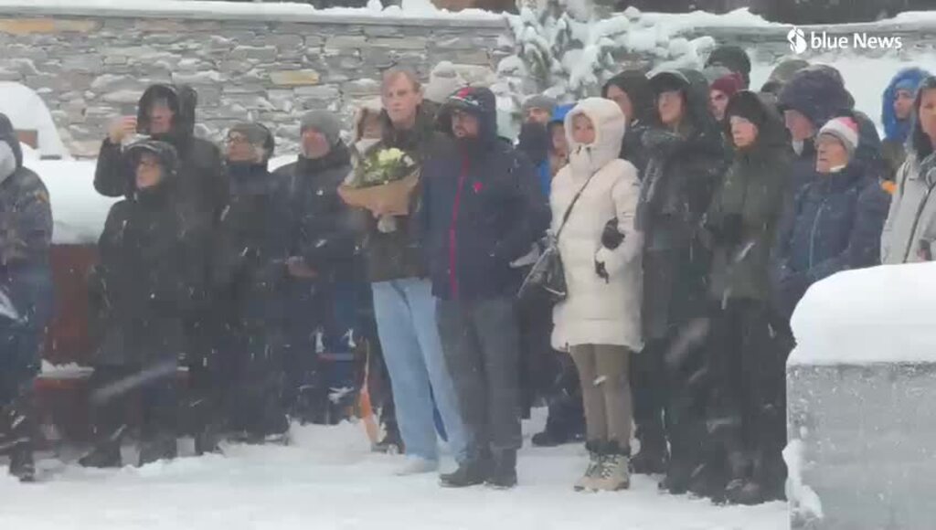 Schweigeminute in Crans-Montana