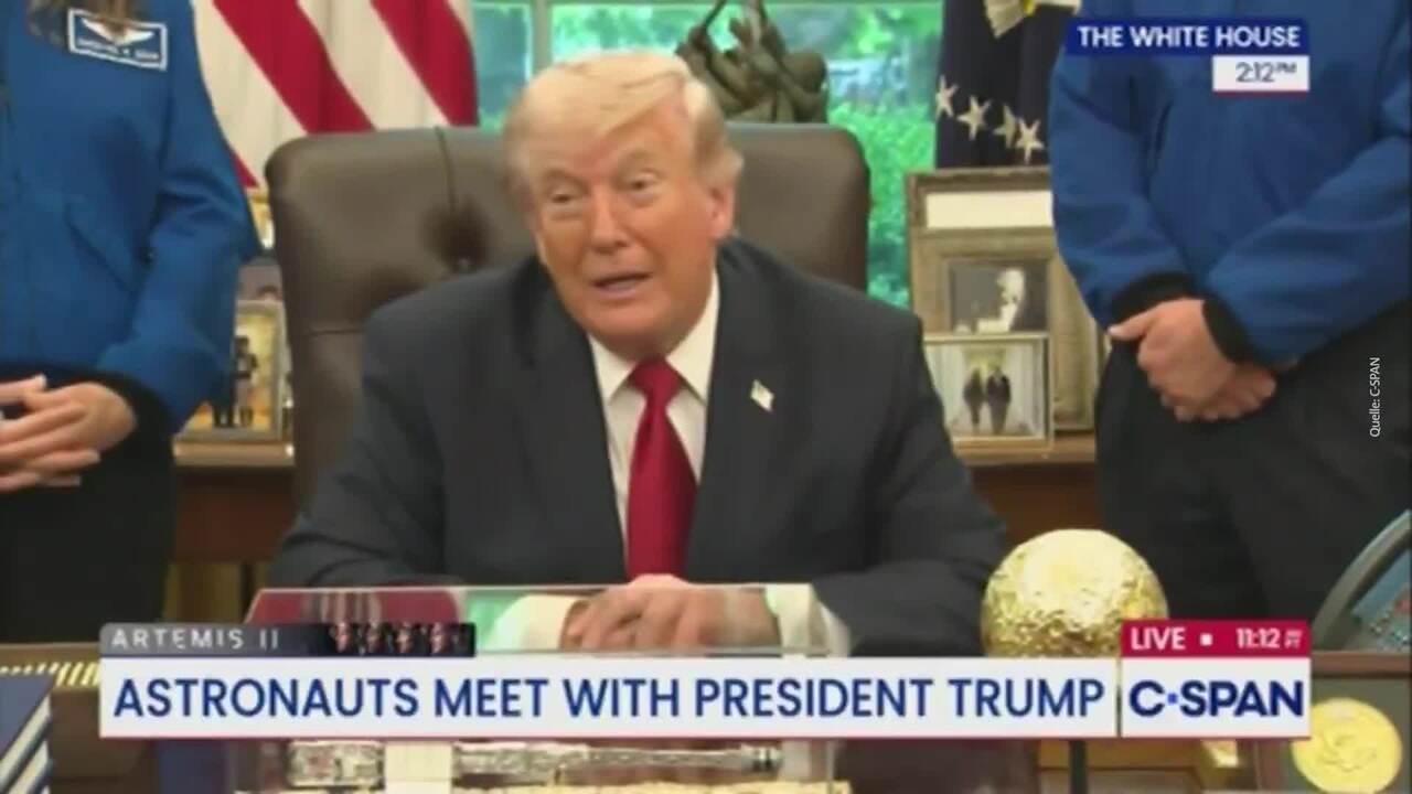 Trump: «Wäre fit genug als Astronaut»