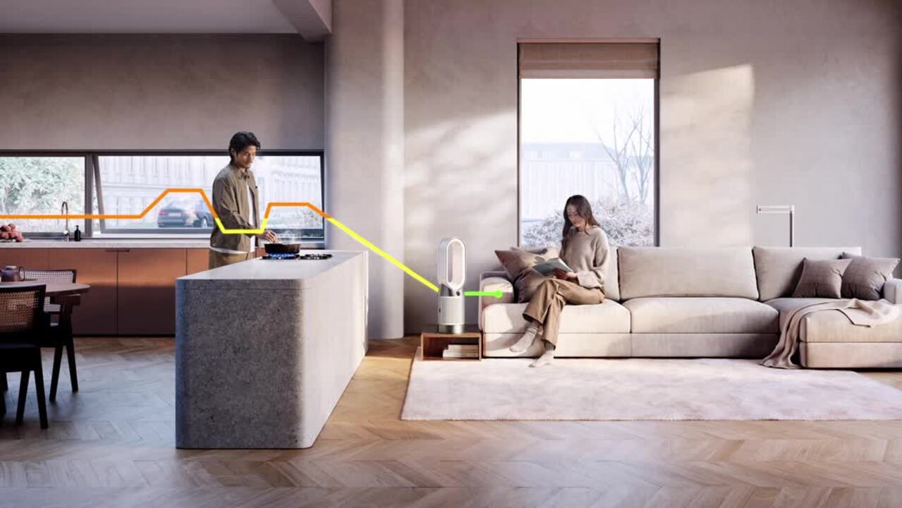 Oczyszczacz powietrza z funkcją ogrzewania i chłodzenia Dyson Pure