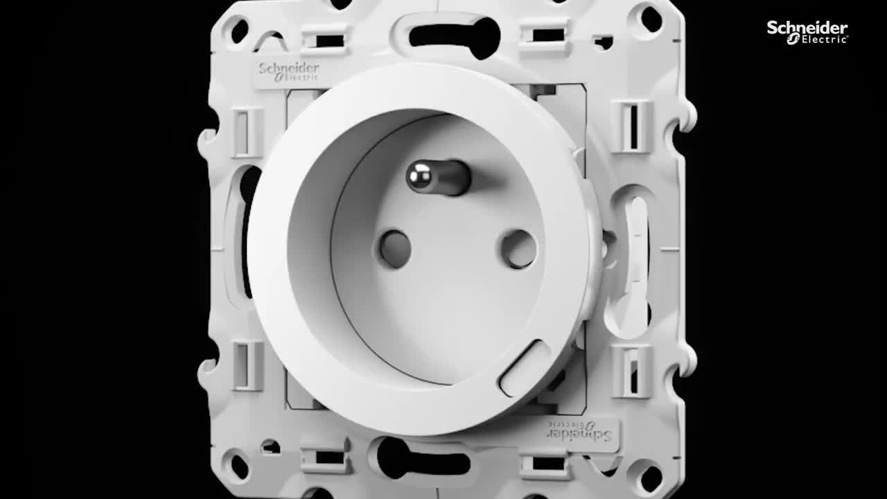 Odace Doppelschieber Aus Aluminium – Schraubmontage, 10A 250V, IP21, IK04