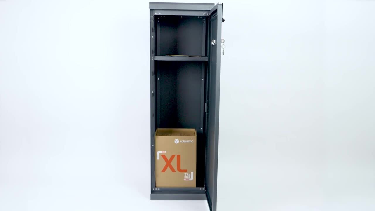 Boîte à colis d'intérieur normalisée la poste et compatible livreurs