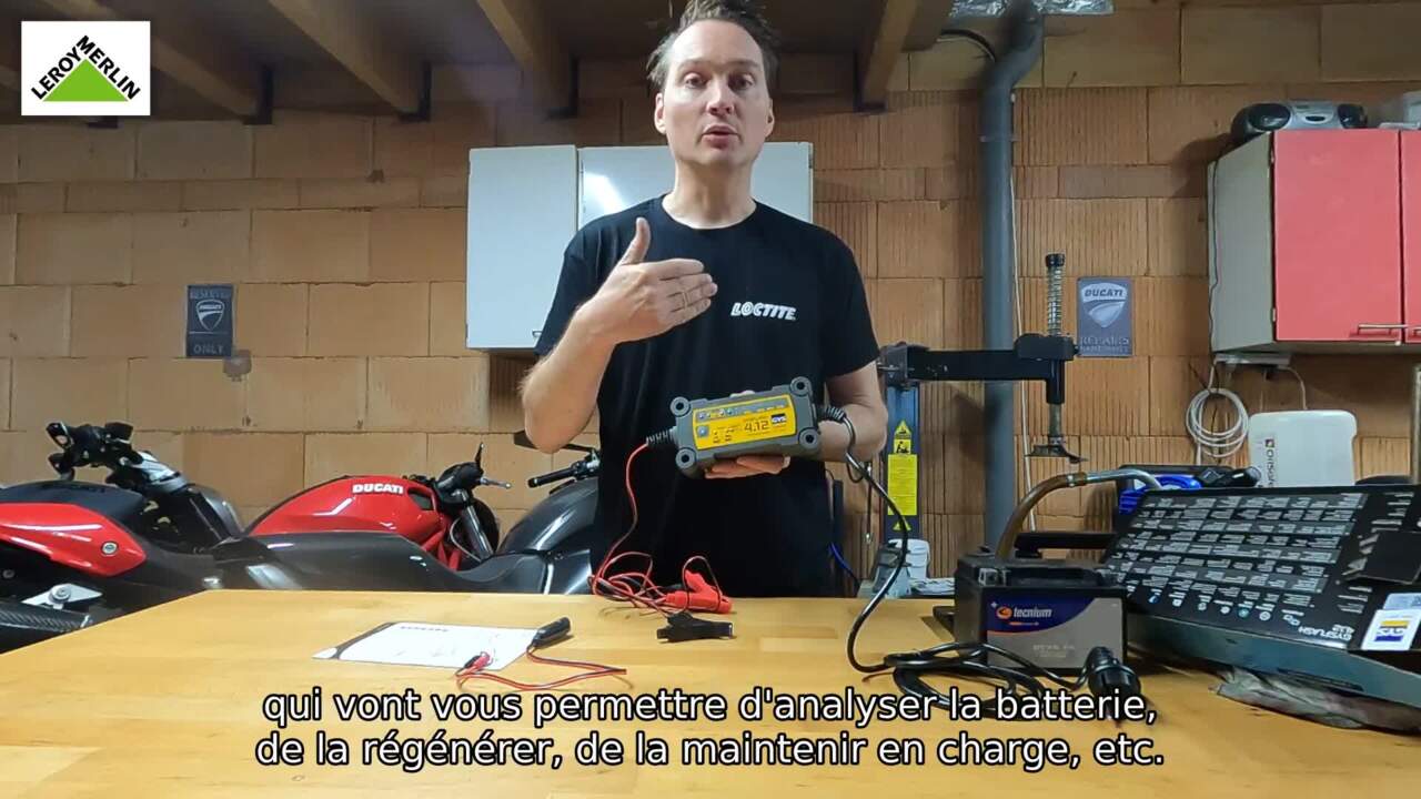 Chargeur batterie moto GYSFLASH 4.12