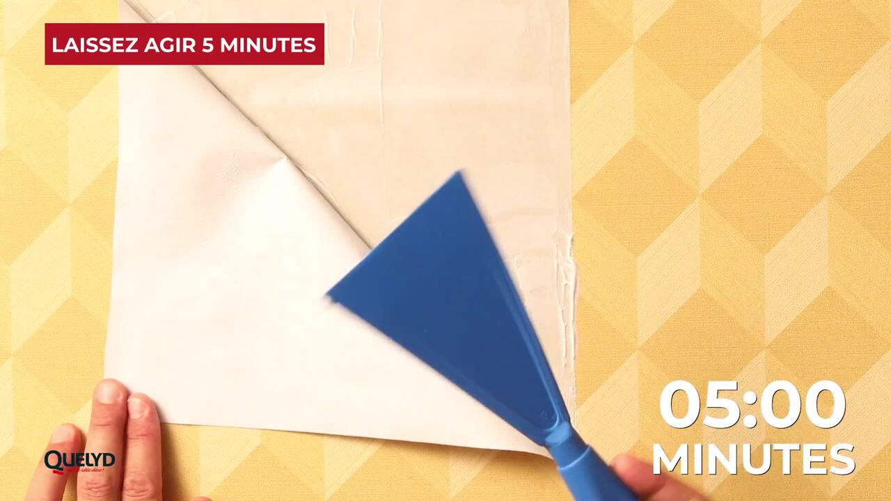 Colle papier peint et toile de verre
