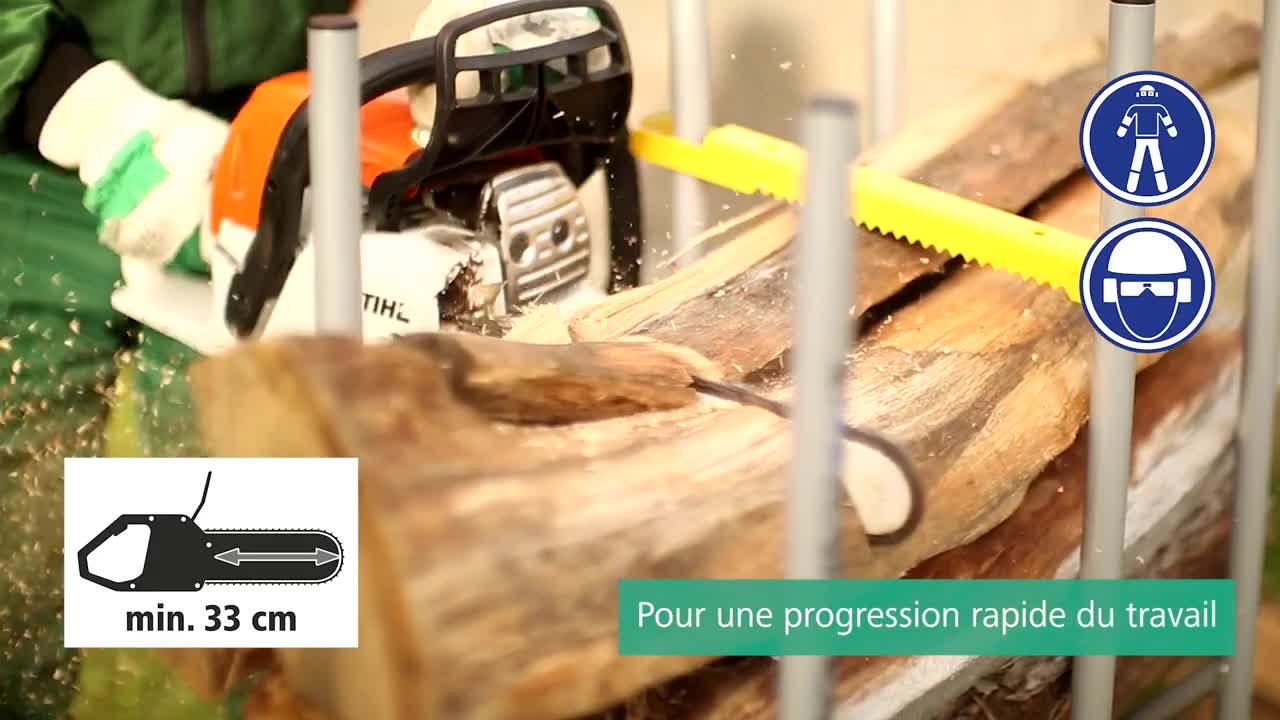 Débroussailleuse Thermique Chevalet De Tronçonnage Wolfcraft - Sciage Bois De Chauffage, Pliable Sega Da Banco Per Legno