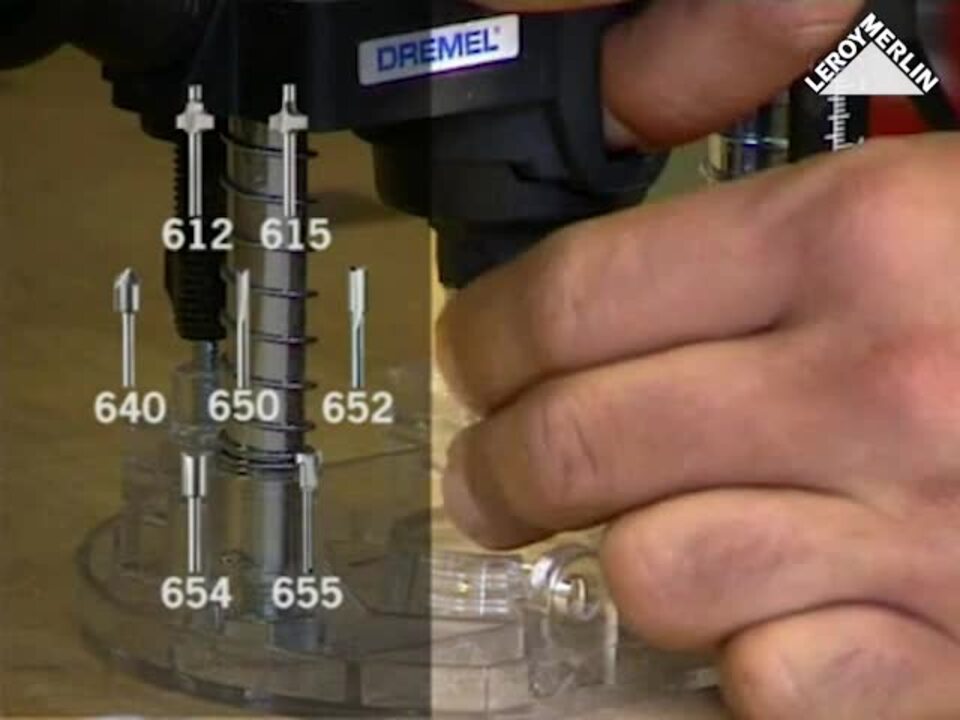 Fraise à défoncer (HSS) 3,2 mm quart de rond DREMEL