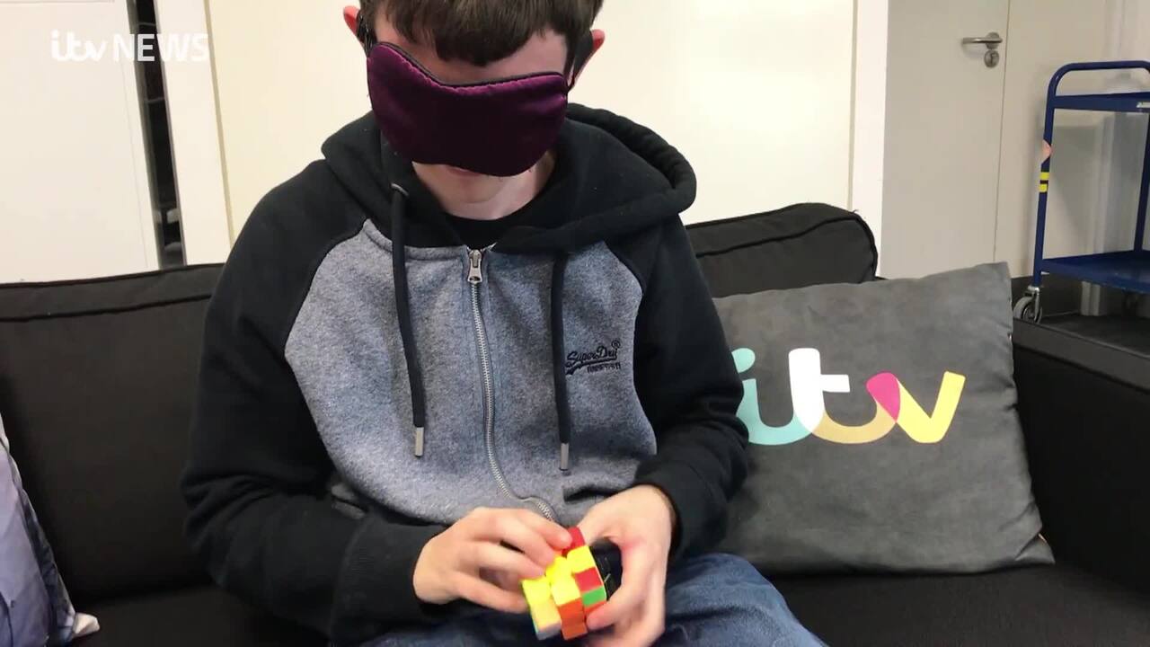 St. Petersburg teen solves Rubik's Cubes blindfolded using ancient