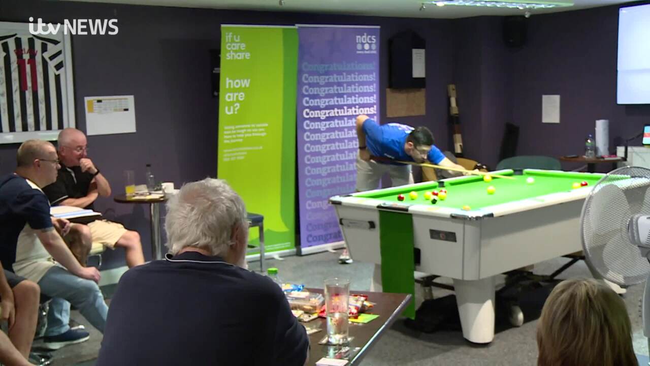 Friends break pool-playing record after four days of play ITV News Tyne Tees